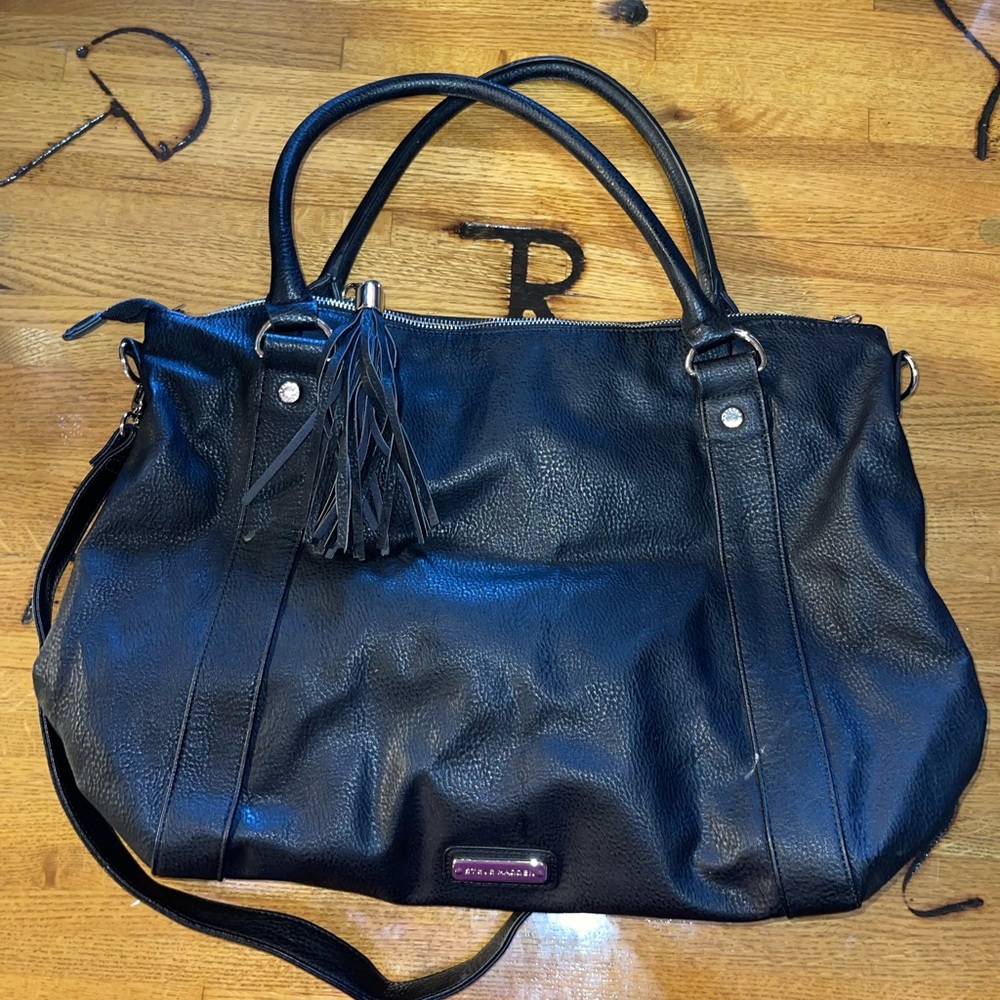 Steve Madden Black Tote with Tassel